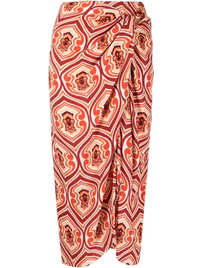 ETRO ETRO グラフィックプリント サロン風スカートの商品画像