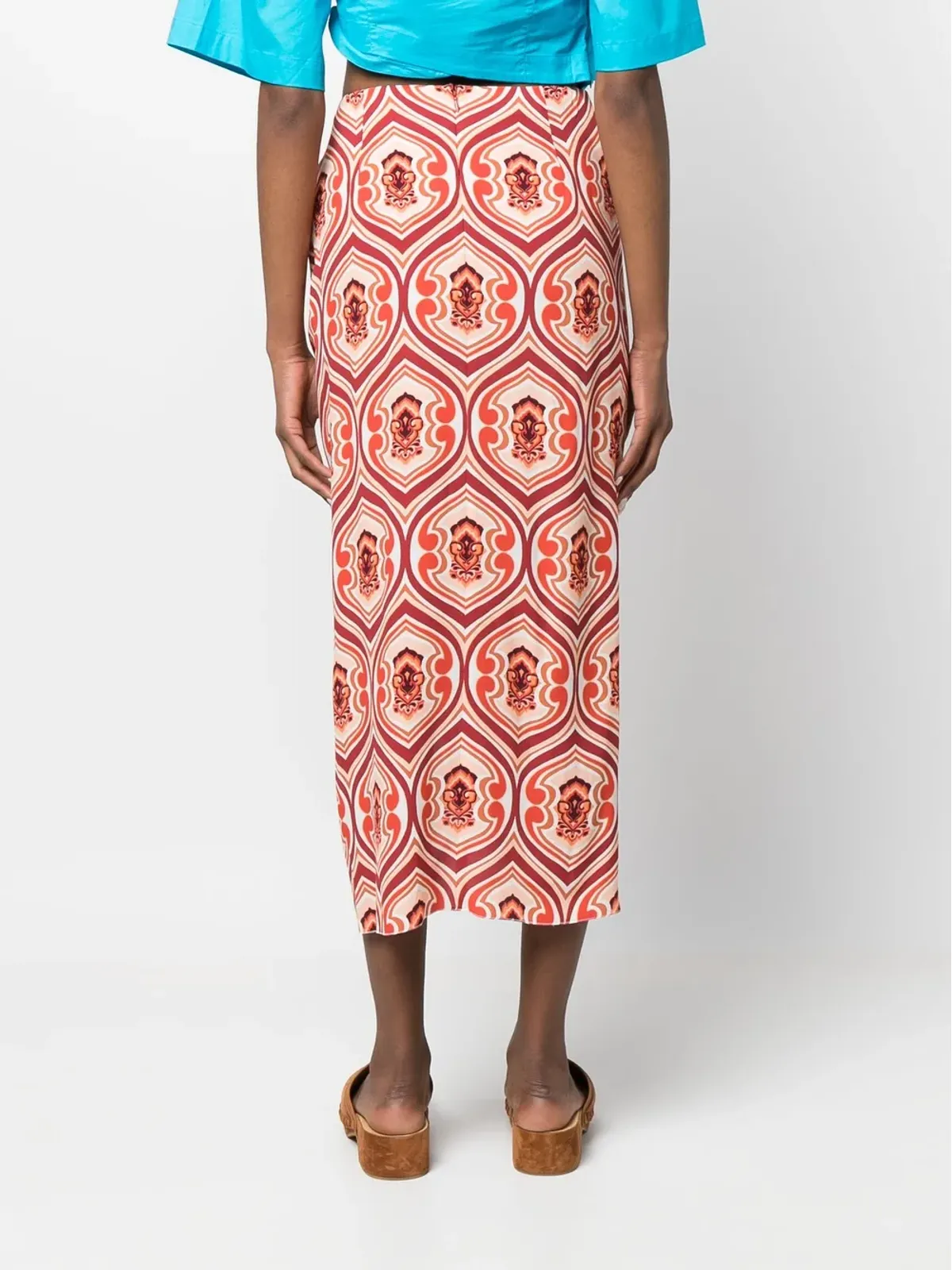 ETRO グラフィックプリント サロン風スカート - 画像4