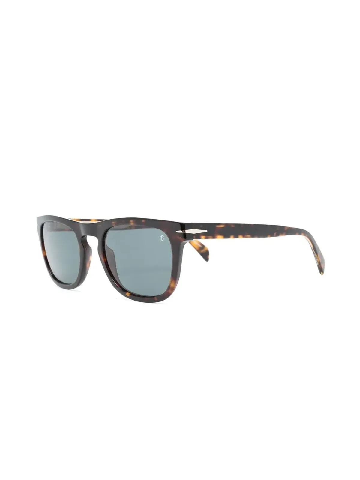 Eyewear by David Beckham べっ甲柄スクエアフレームサングラス - ブラウン - 画像2