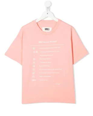 MM6 Maison Margiela Kids グラフィックプリント半袖Tシャツ - サムネイル1