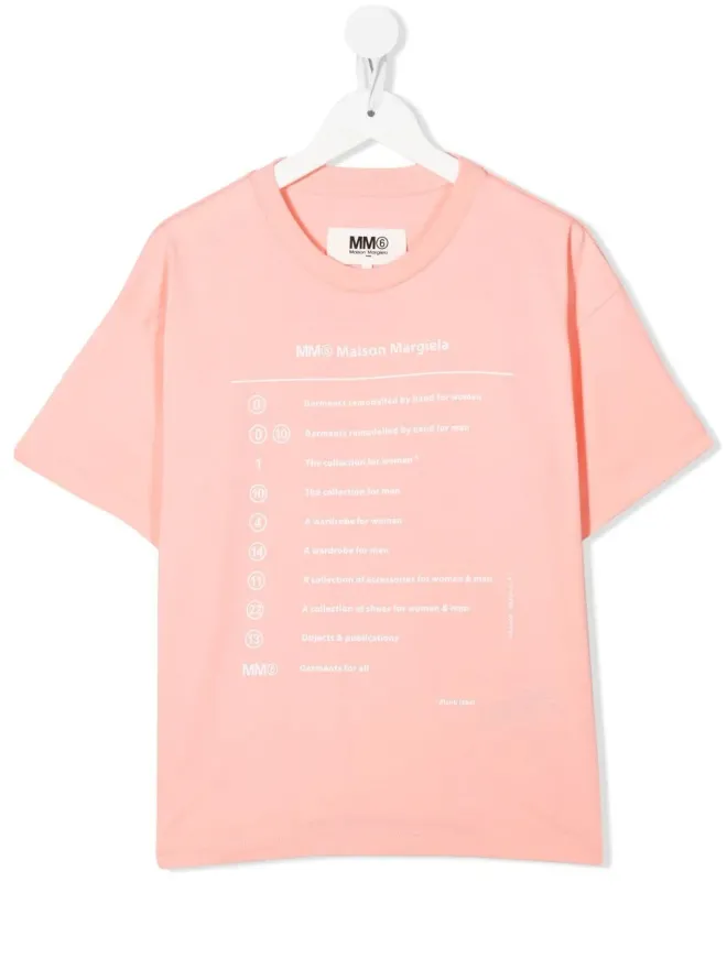 MM6 Maison Margiela Kids MM6 Maison Margiela Kids グラフィックプリント半袖Tシャツの商品画像