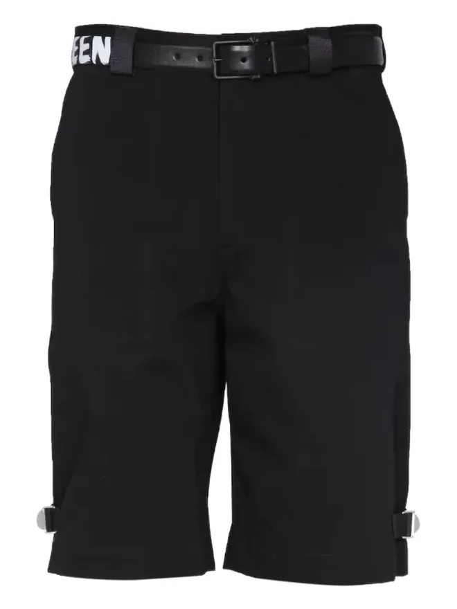 Alexander McQueen Alexander McQueen ベルト付きショートパンツの商品画像