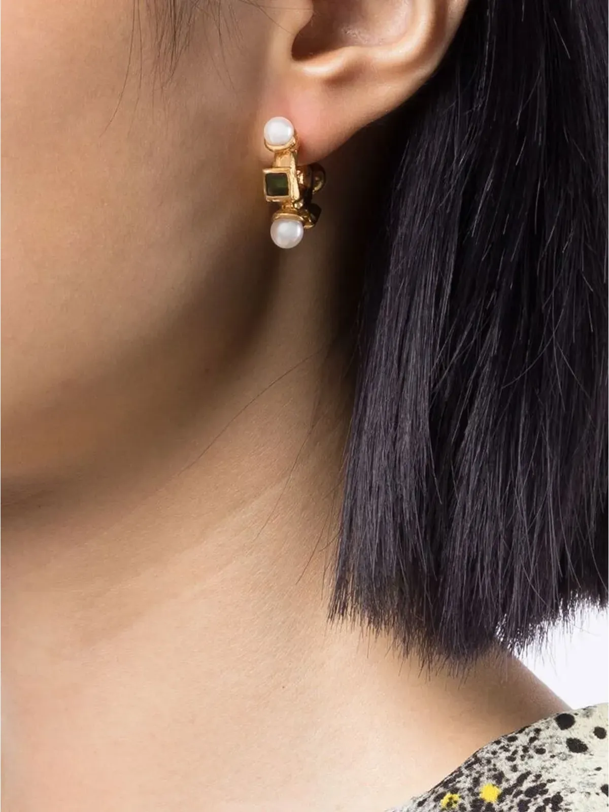 Alighieri The Traveller's Path hoop earrings - Gold - 画像2
