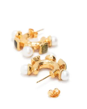 Alighieri The Traveller's Path hoop earrings - Gold - サムネイル3