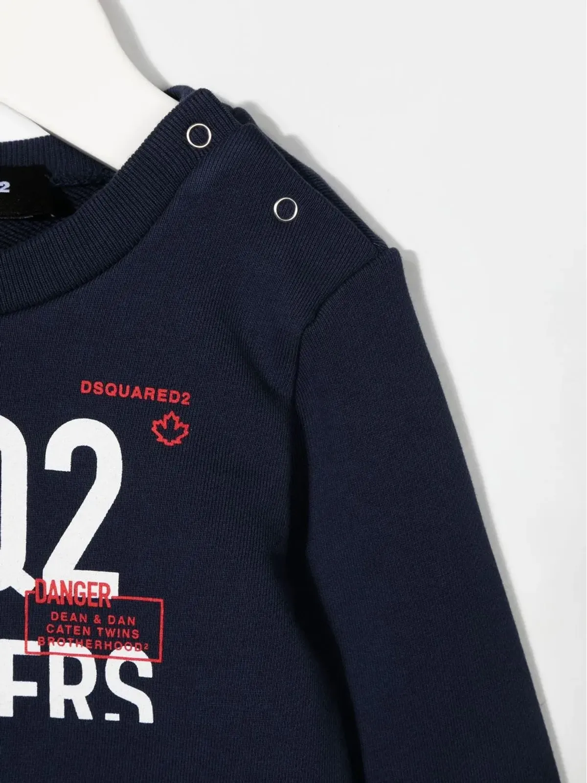 DSQUARED2 KIDS ロゴプリント長袖スウェットシャツ - 画像3