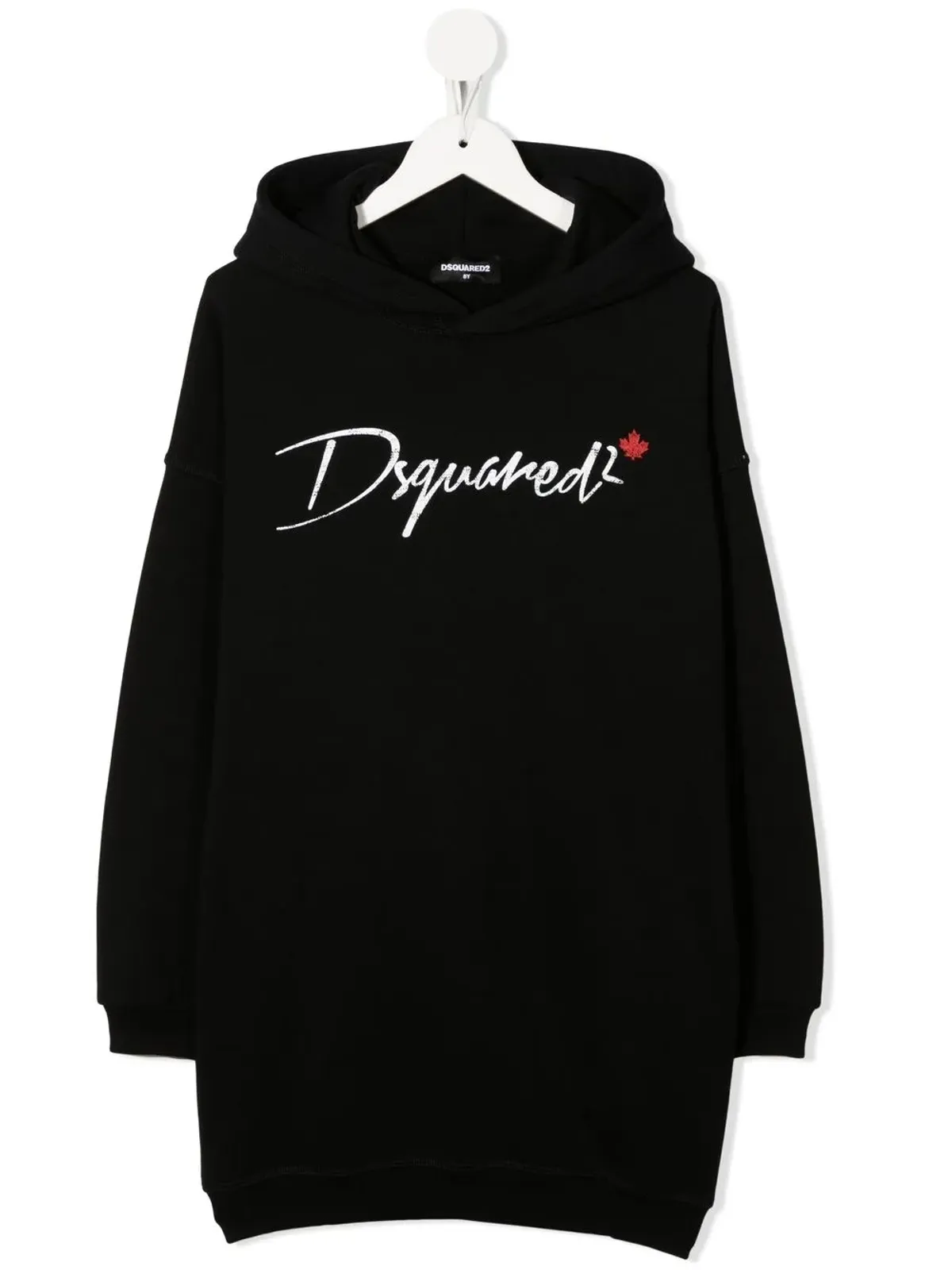 DSQUARED2 KIDS ロゴプリント フード付きドレス - 画像1