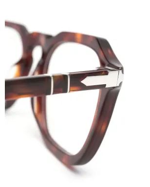 Persol べっ甲柄スクエアフレーム眼鏡 - サムネイル3