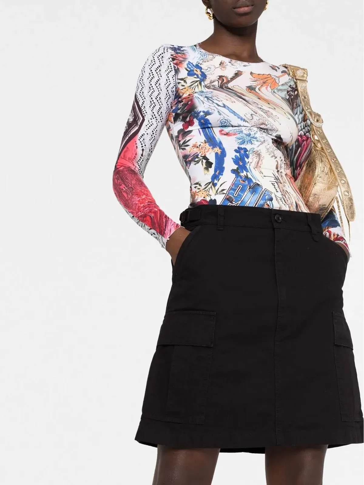 Balenciaga カーゴAラインスカート - 画像5