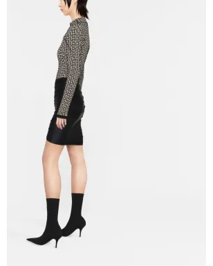 Balenciaga ギャザー入りストレッチミニスカート - サムネイル3