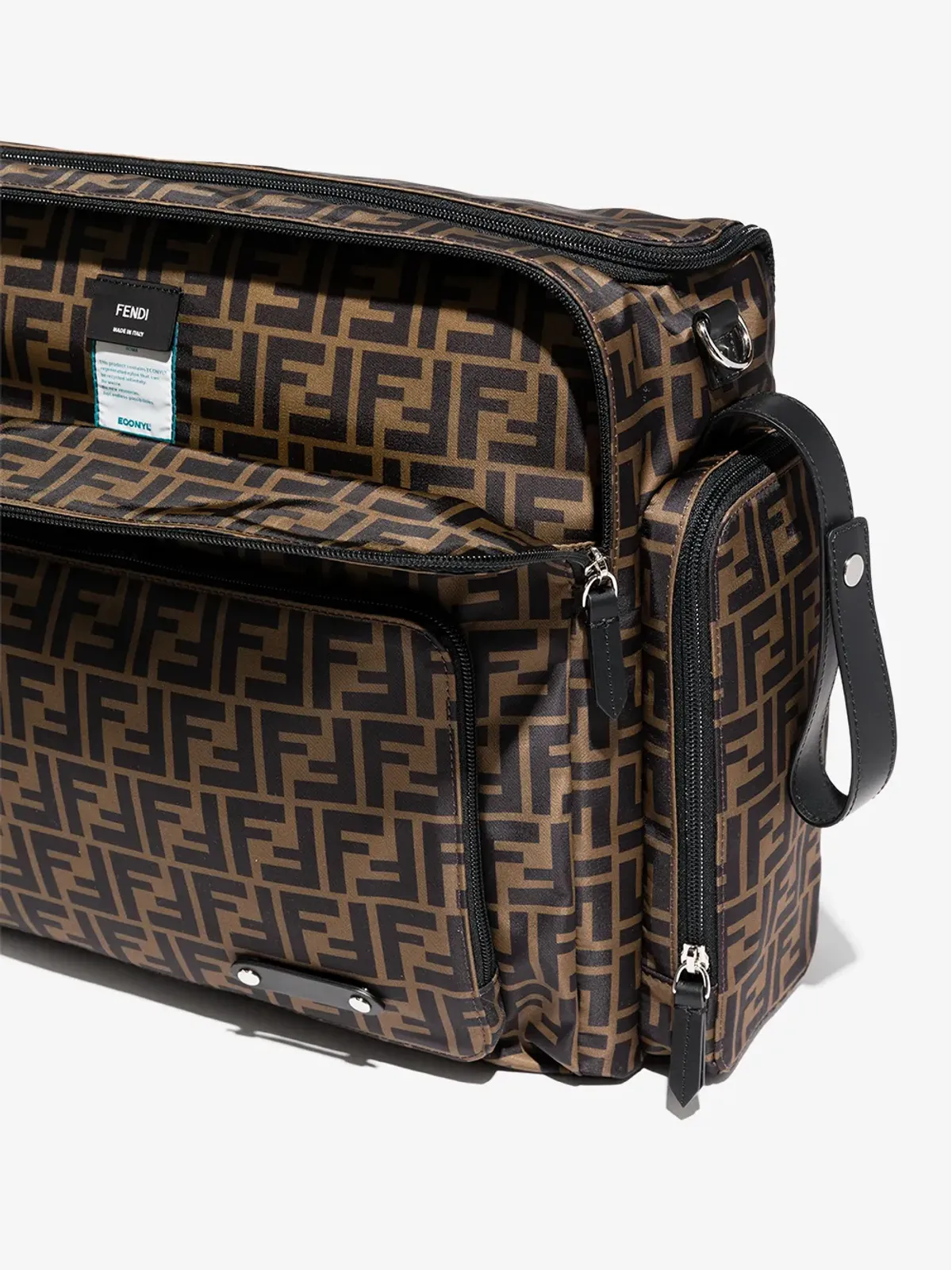 Fendi Kids FFモチーフおむつ替えバッグ - Brown - 画像5