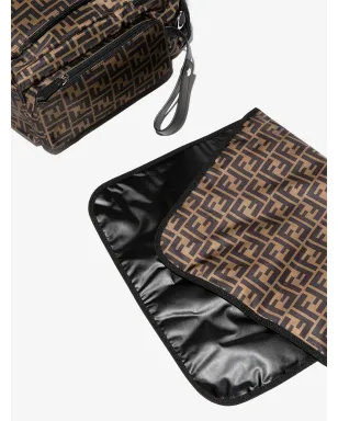 Fendi Kids FFモチーフおむつ替えバッグ - Brown - サムネイル3