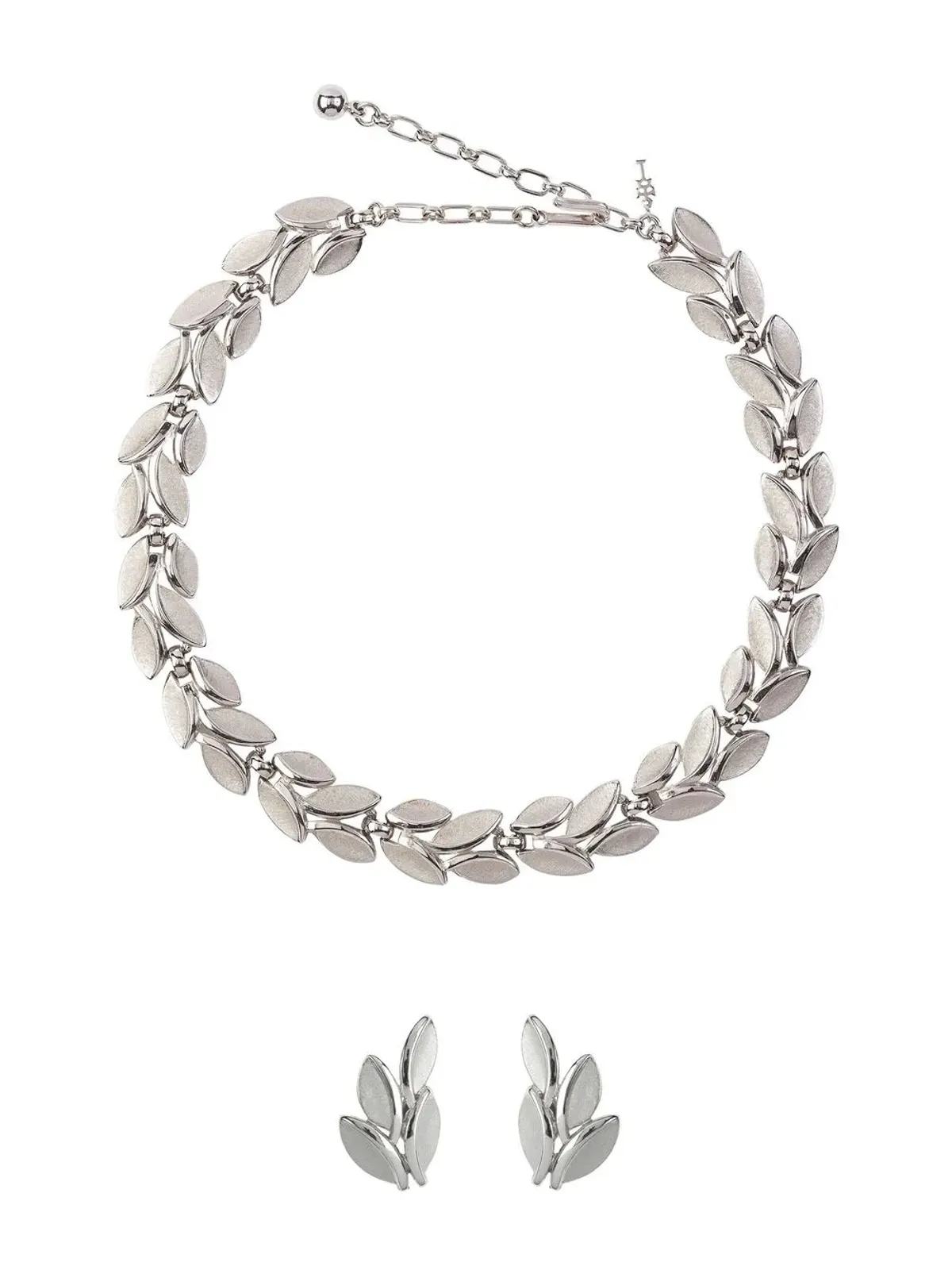 Susan Caplan Vintage 1960s Trifari ネックレスとイヤリング セット - 画像1