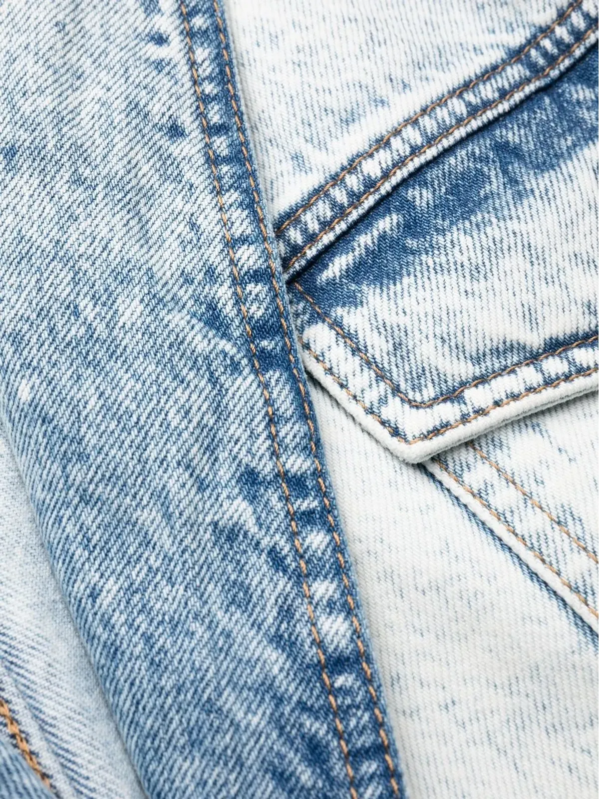 Balmain ダブルブレスト デニムドレス - 画像5