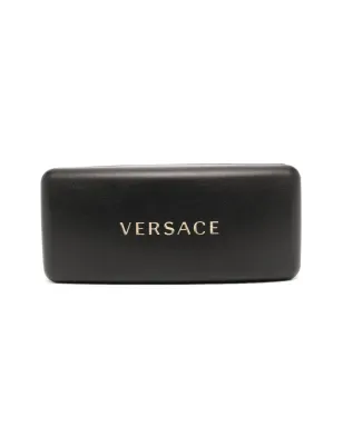 Versace Eyewear ロゴプレート付き ラウンドフレーム サングラス - サムネイル4