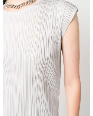 Pleats Please Issey Miyake プリーツプリーズ イッセイミヤケ プリーツショートドレス グレー - サムネイル5