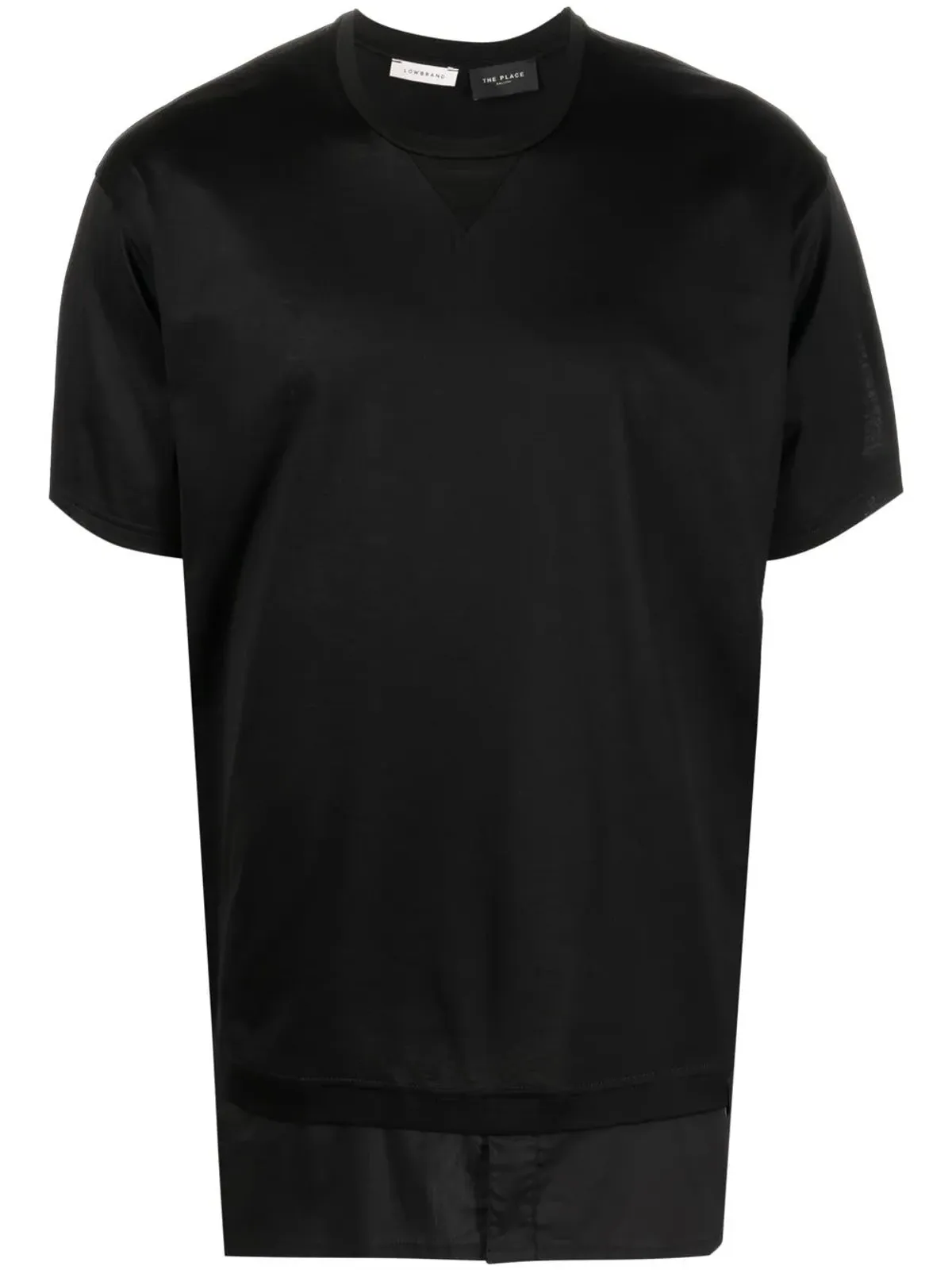 Low Brand ロゴパッチ レイヤードTシャツ - 画像1