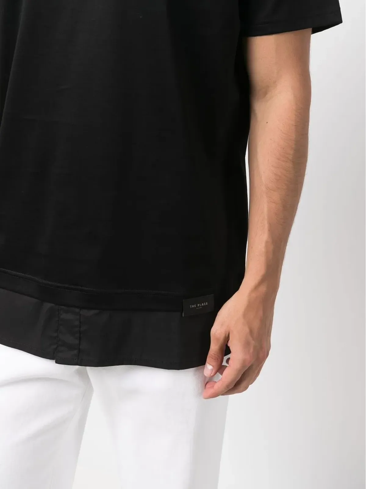 Low Brand ロゴパッチ レイヤードTシャツ - 画像5