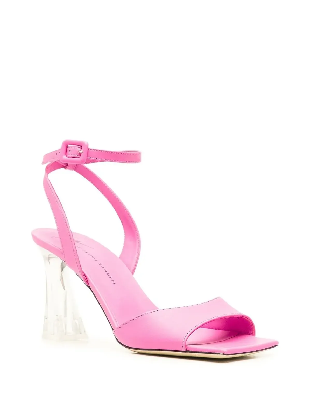 Giuseppe Zanotti 透明ヒールのストラップサンダル - 画像2