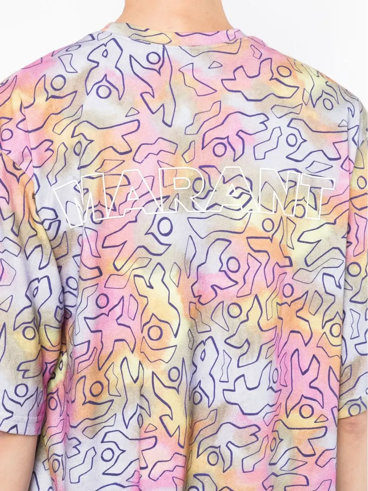 MARANT タイダイ染めコットンTシャツ - 画像5