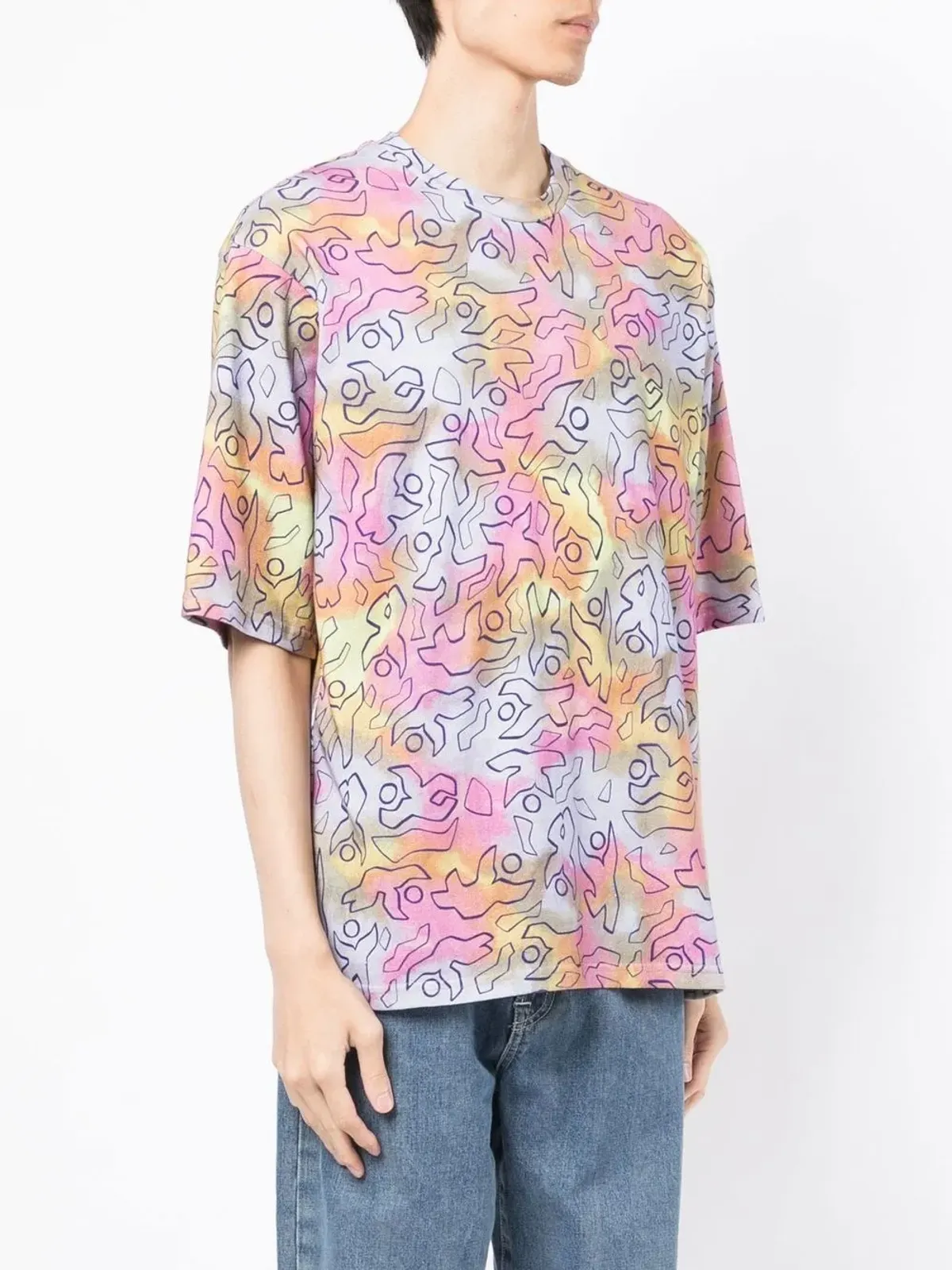 MARANT タイダイ染めコットンTシャツ - 画像3