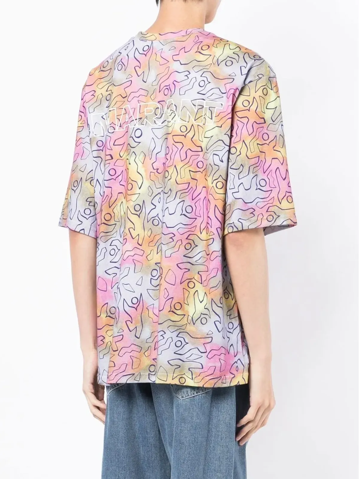 MARANT タイダイ染めコットンTシャツ - 画像4