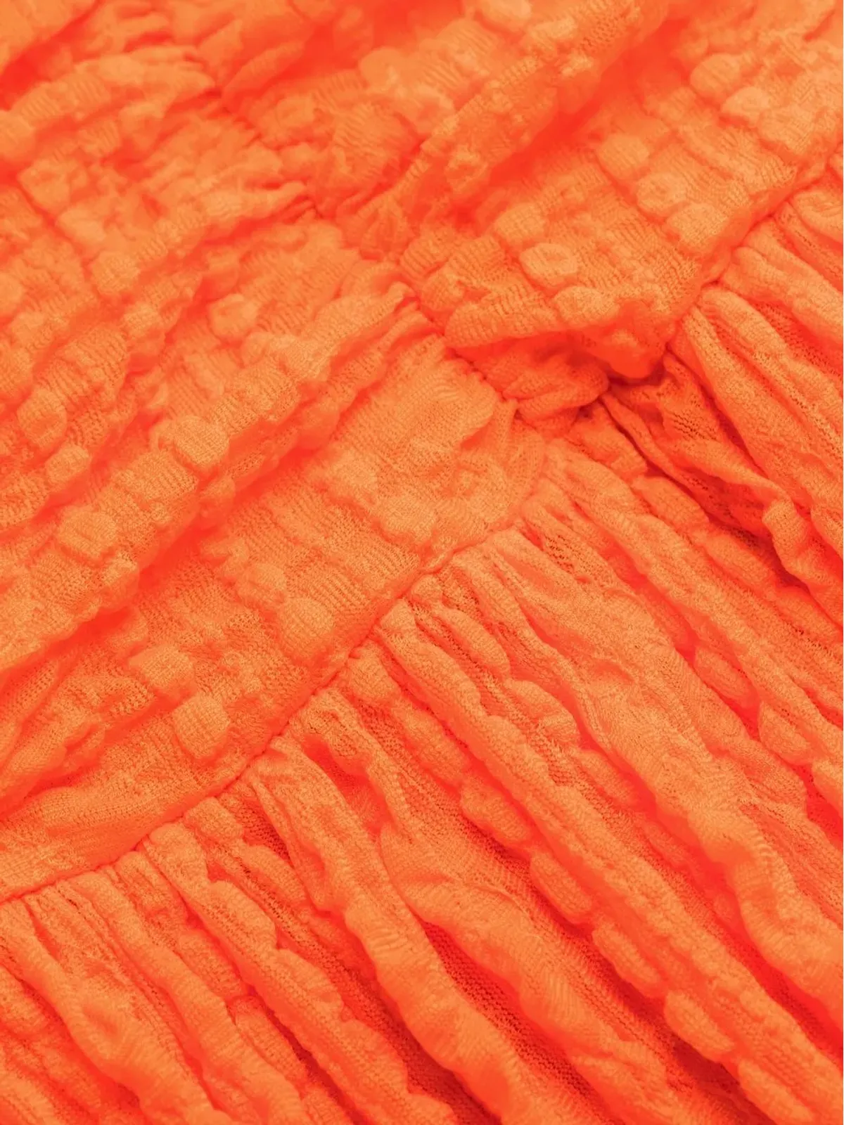 GANNI スクエアネック長袖ワンピース - 画像5