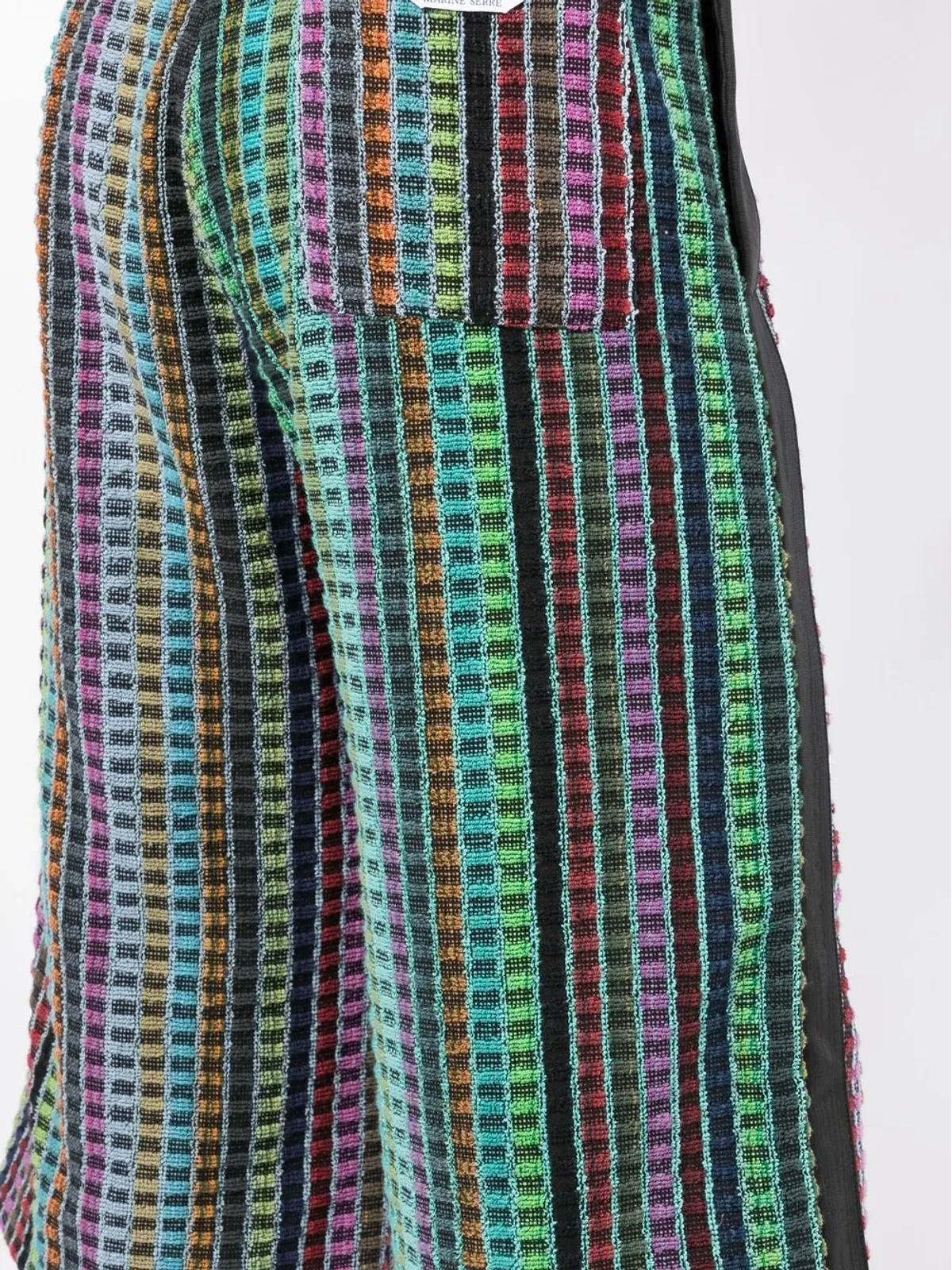 Marine Serre 膝丈ベルマンダーショーツ - 画像5