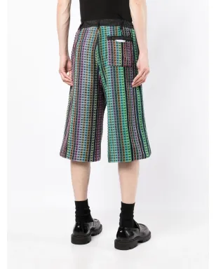 Marine Serre 膝丈ベルマンダーショーツ - サムネイル4