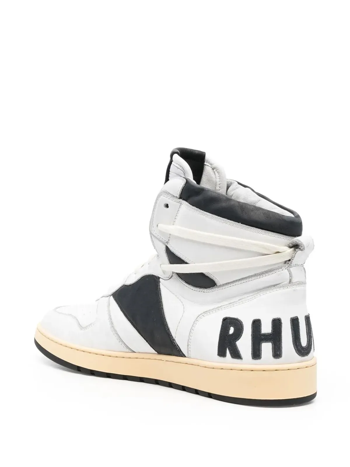 RHUDE カラー・ブロック・ハイトップスニーカー - ホワイト - 画像3
