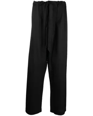 Maison Margiela シルクのワイドレッグパンツ（ブラック） - サムネイル1