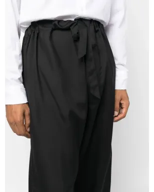 Maison Margiela シルクのワイドレッグパンツ（ブラック） - サムネイル5