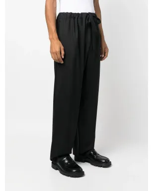 Maison Margiela シルクのワイドレッグパンツ（ブラック） - サムネイル3