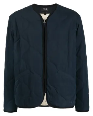 A.P.C. キルテッド前ジップジャケット - サムネイル1