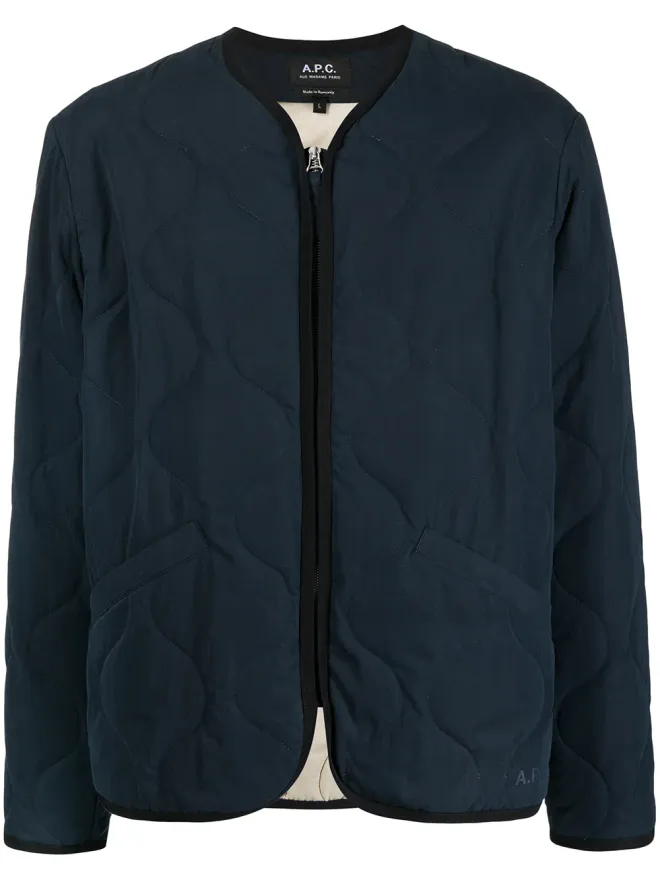 A.P.C. A.P.C. キルテッド前ジップジャケットの商品画像