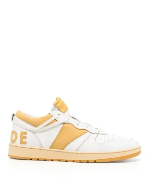 RHUDE カラーブロック ロー・トップ スニーカー ホワイト - サムネイル1