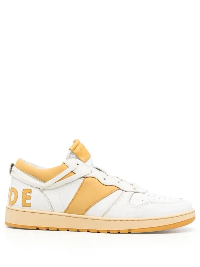 Rhude RHUDE カラーブロック ロー・トップ スニーカー ホワイトの商品画像