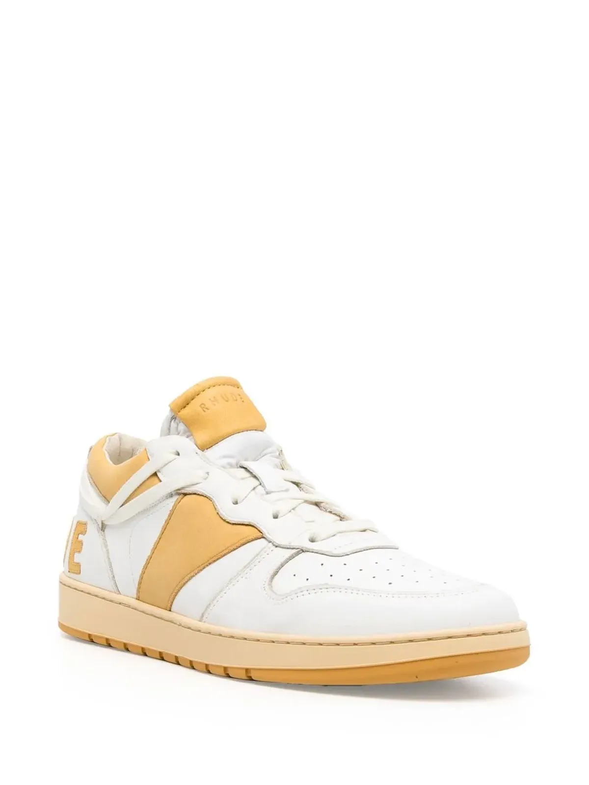 RHUDE カラーブロック ロー・トップ スニーカー ホワイト - 画像2