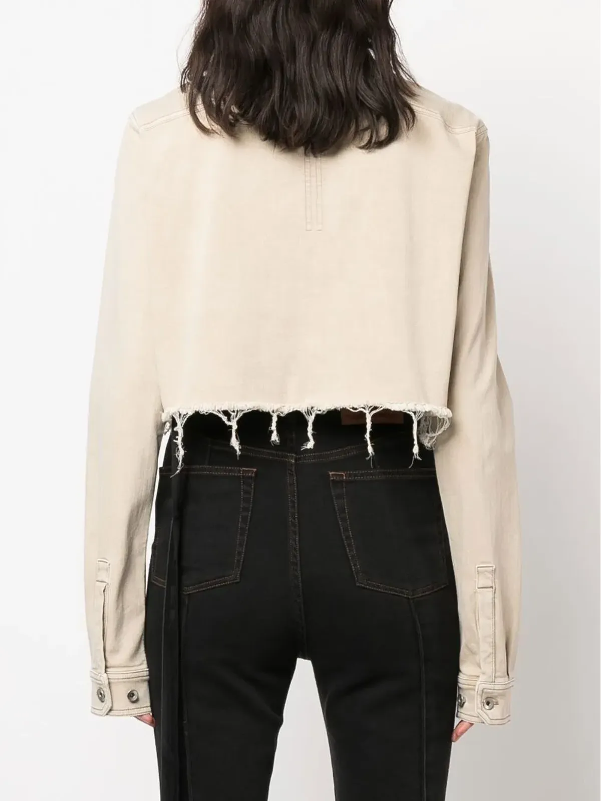 Rick Owens クロップドシャツジャケット - 画像4