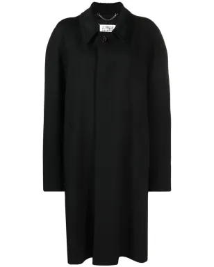 Maison Margiela ブラックのシングルブレストコート - サムネイル1