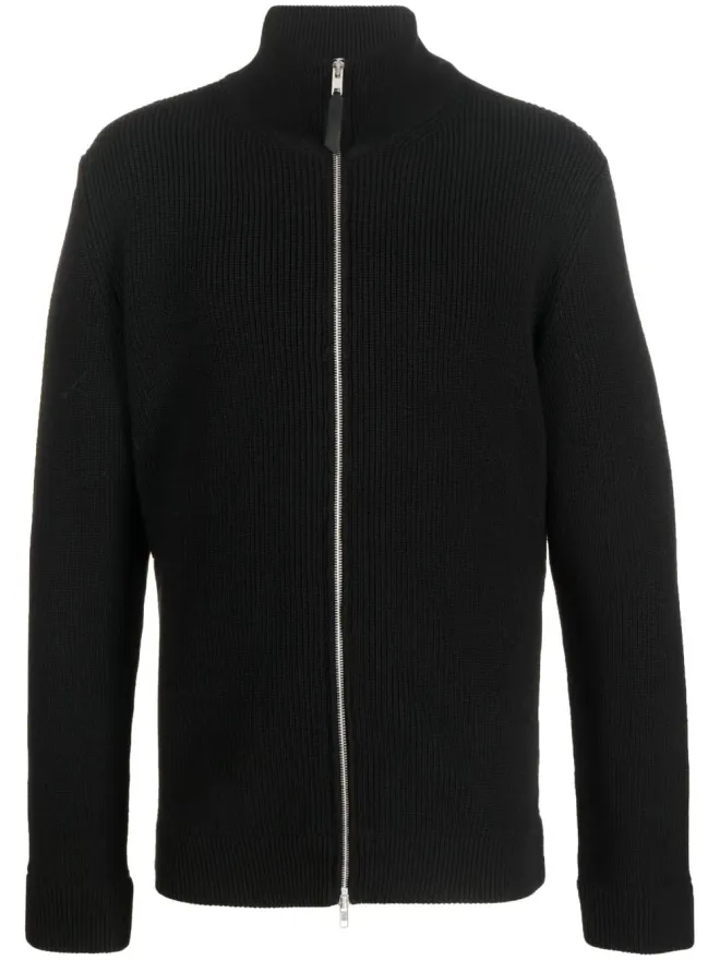 Maison Margiela Maison Margiela リブ編みジップアップカーディガンの商品画像
