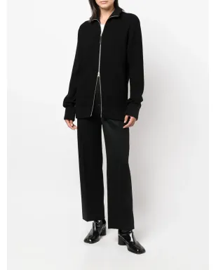 Maison Margiela リブ編みジップアップカーディガン - サムネイル3