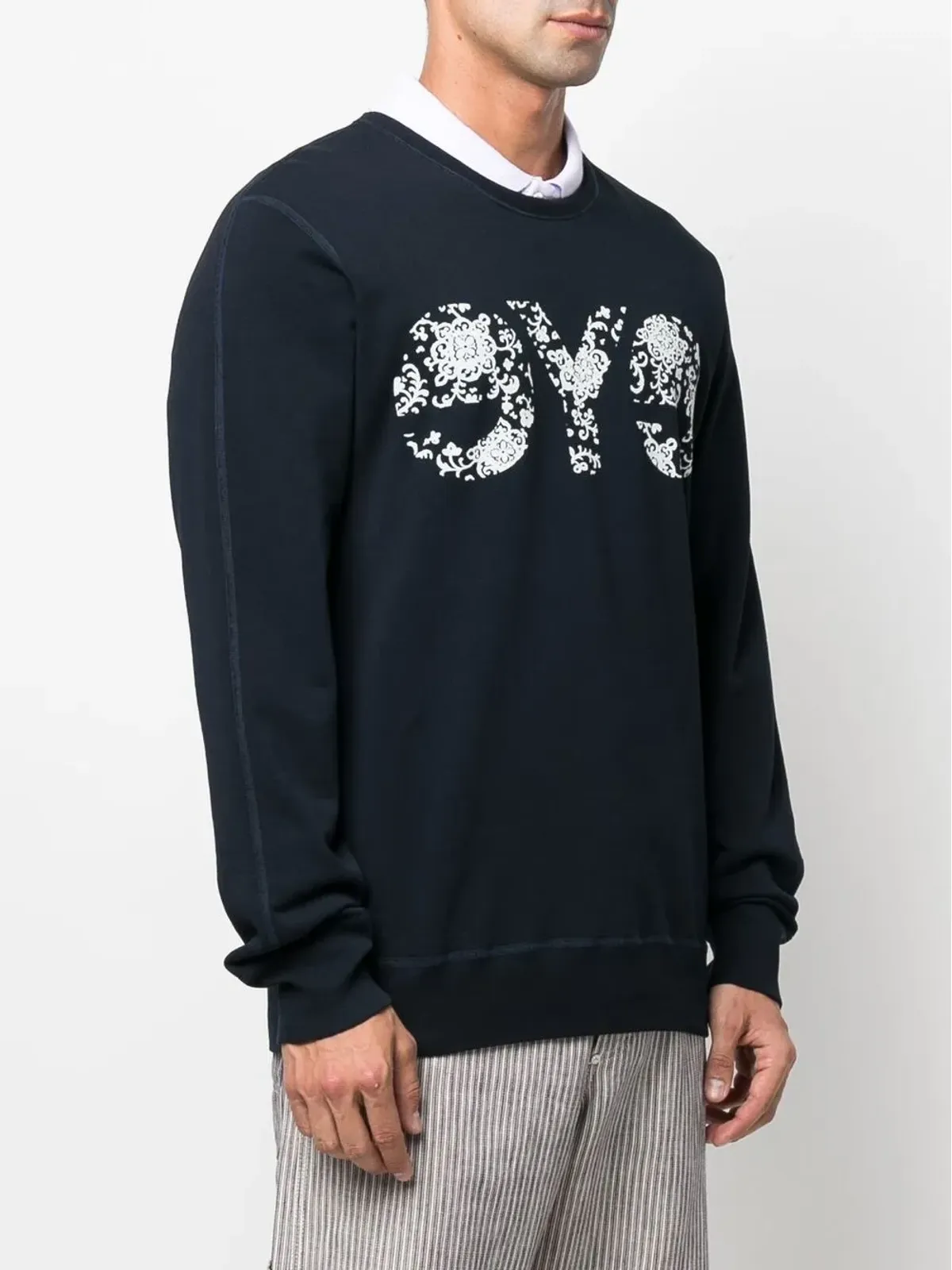 Junya Watanabe MAN ロゴプリント コットン スウェットシャツ - 画像3