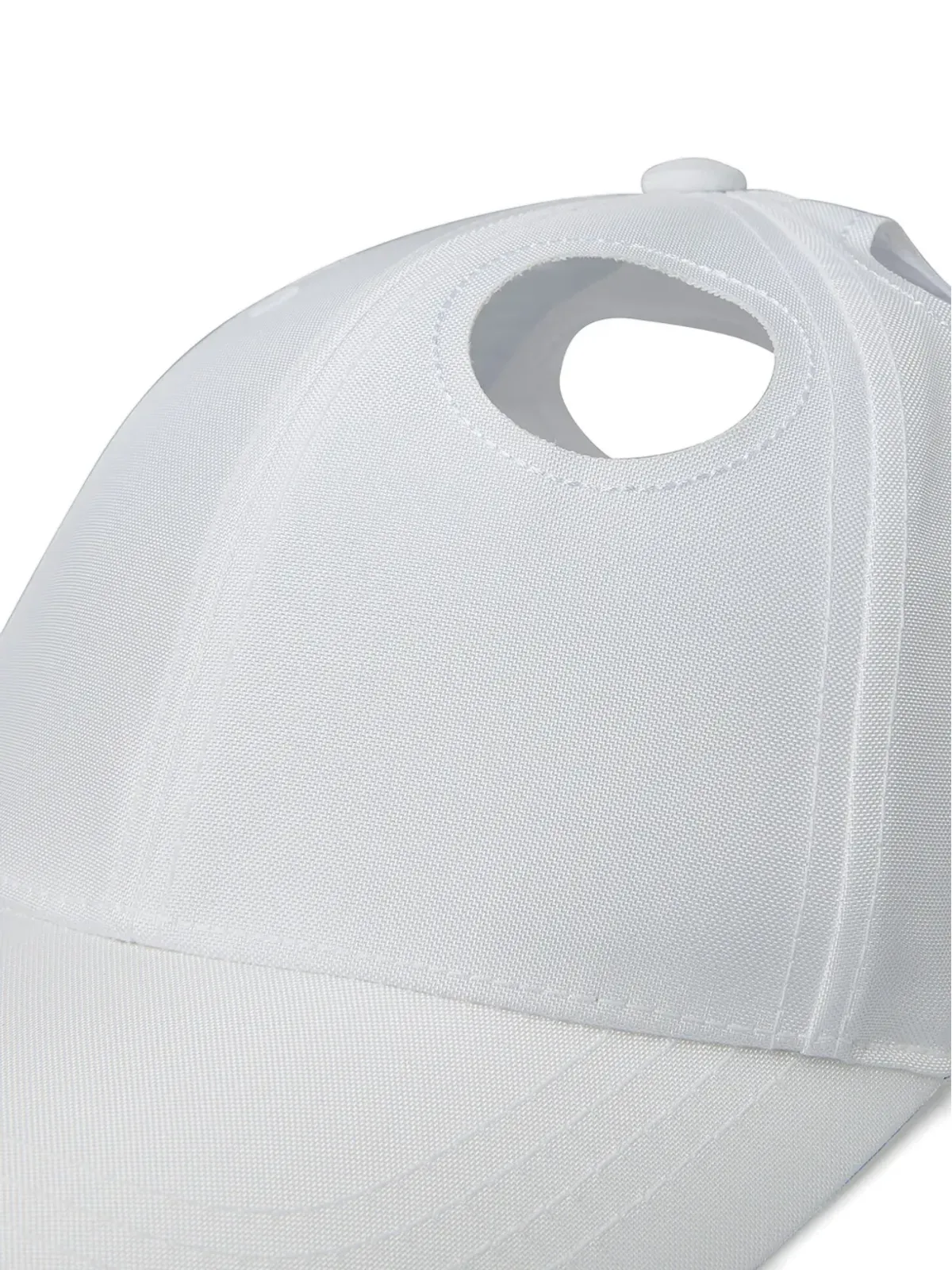 KANGHYUK cut out-detail cap - White - 画像4
