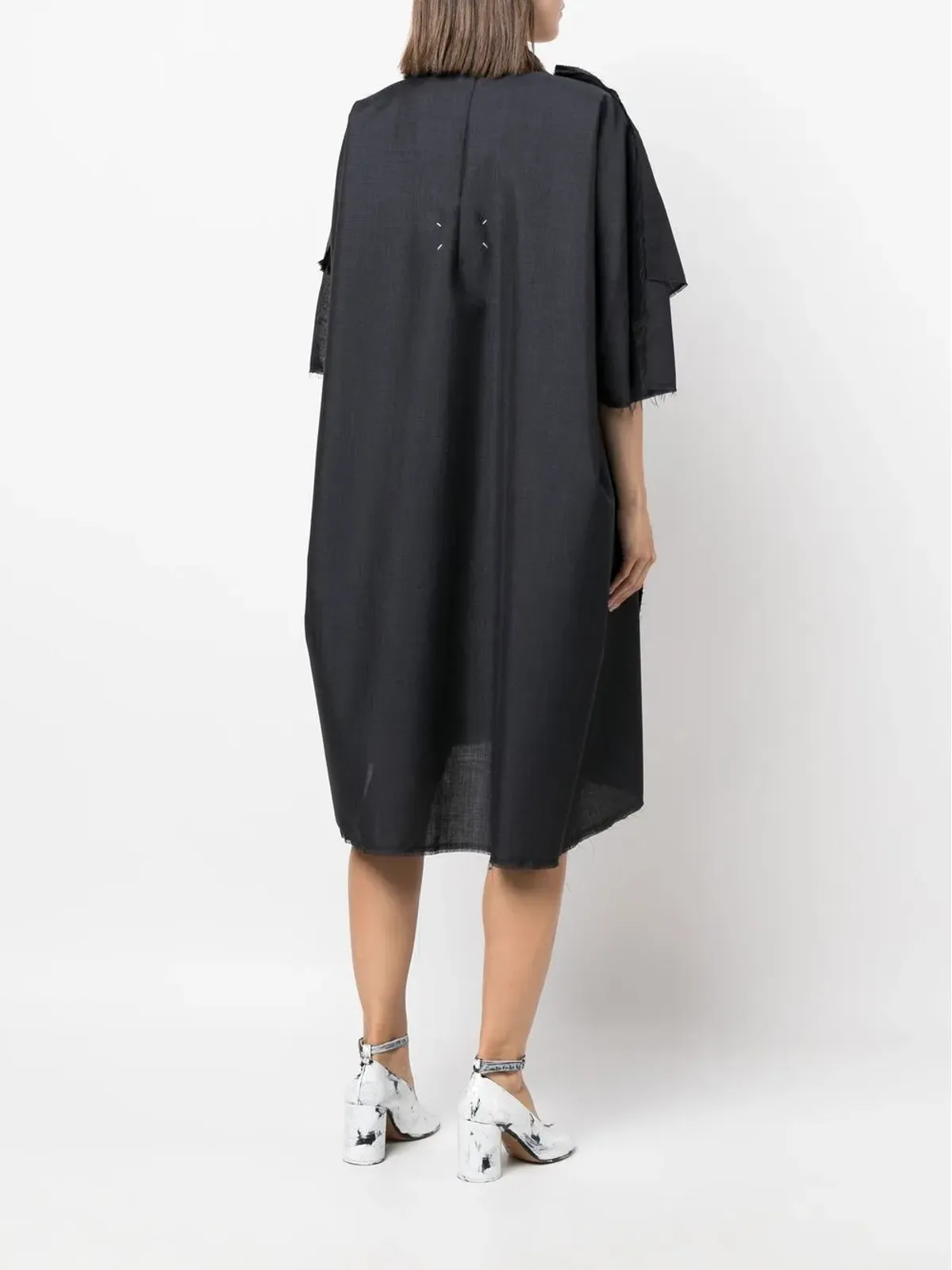 Maison Margiela モヘア混ミディドレス - 画像4