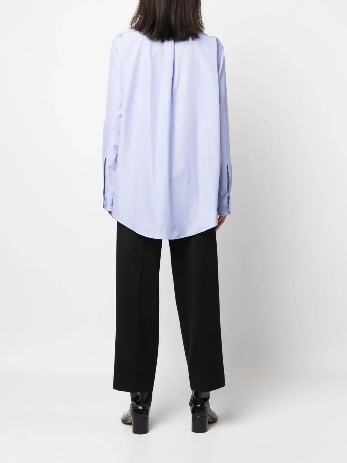 Maison Margiela ロングスリーブ ピケシャツ - ブルー - 画像4
