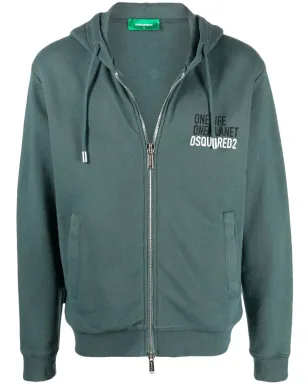 DSQUARED2 ジップアップフーディー - サムネイル1