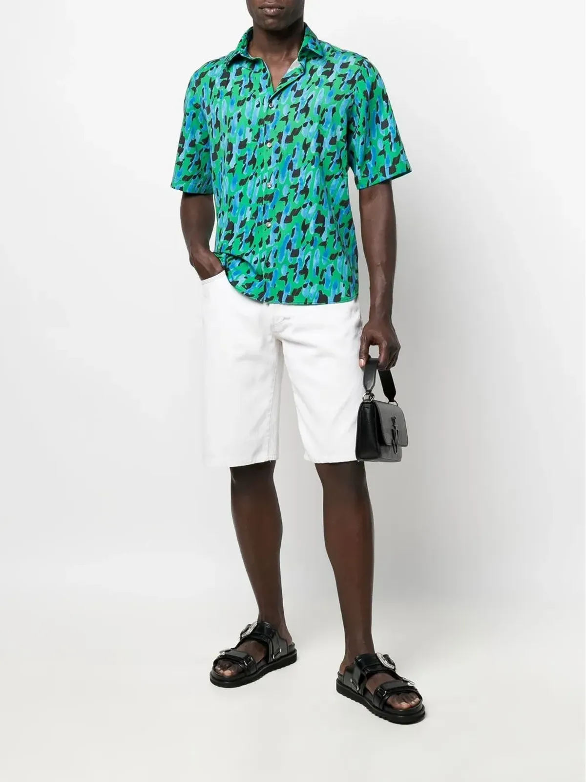 Versace Pre-Owned 膝丈デニムショートパンツ - 画像2