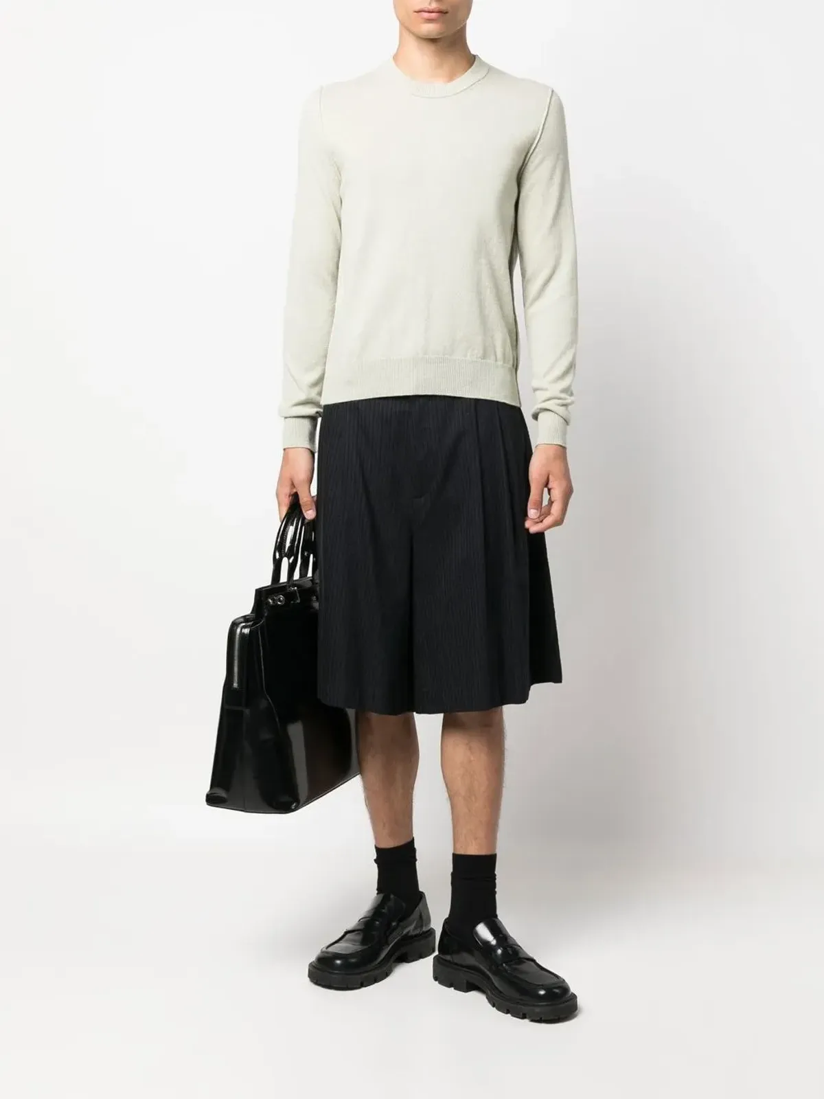 Maison Margiela クルーネック カシミヤ ジャンパー - 画像2