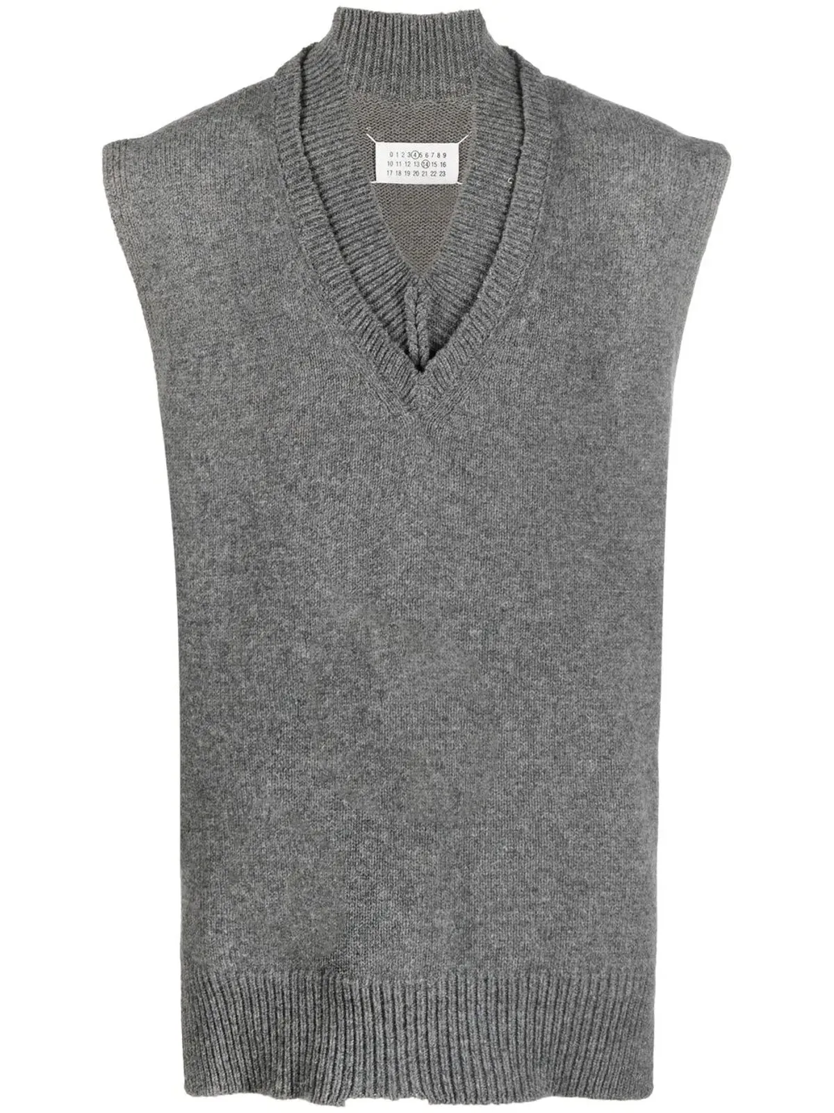 Maison Margiela レイヤードニットベスト - 画像1