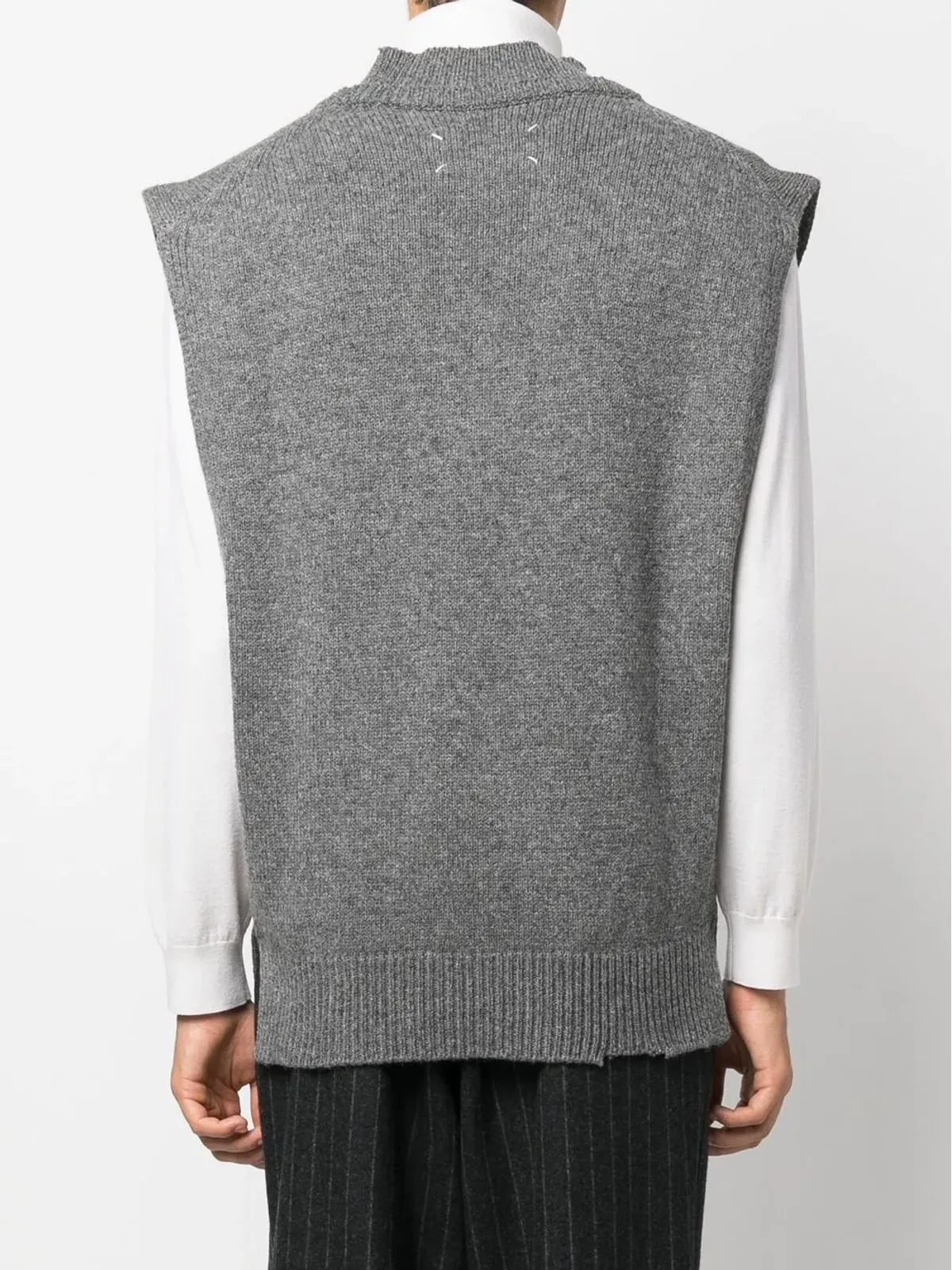 Maison Margiela レイヤードニットベスト - 画像5
